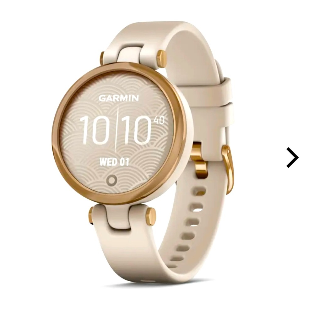 Garmin Lily Hybrid Sport - Rose Gold Bezel with Light Sand Case & Silicone Band